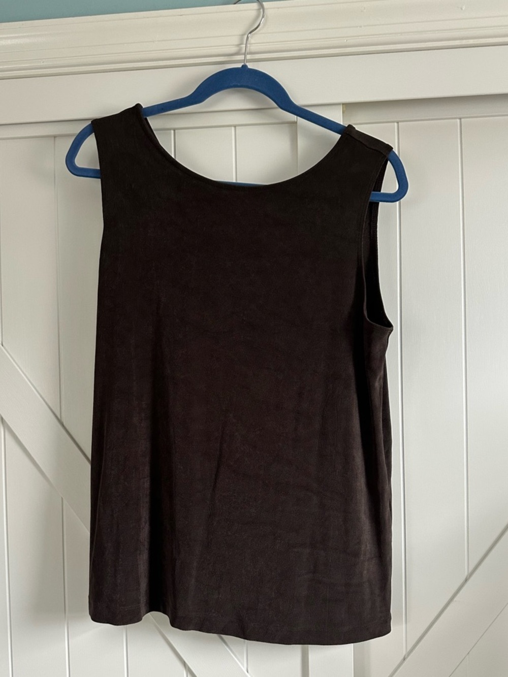 Chico’s Size 3 Travelers Brown Sleeveless Stretch Tank Top Sz XL Casual
